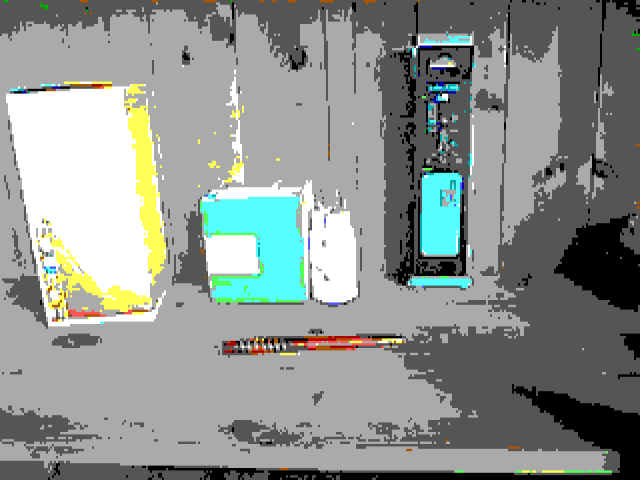 Test-photo mapped directly to EGA colors